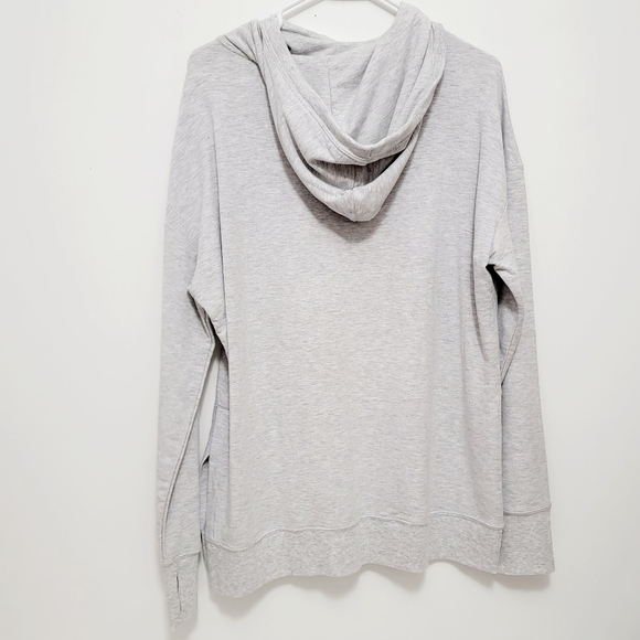 ACTIVE LIFE Gray Long Sleeved Hooded Sweatshirt - Picture 5 of 7